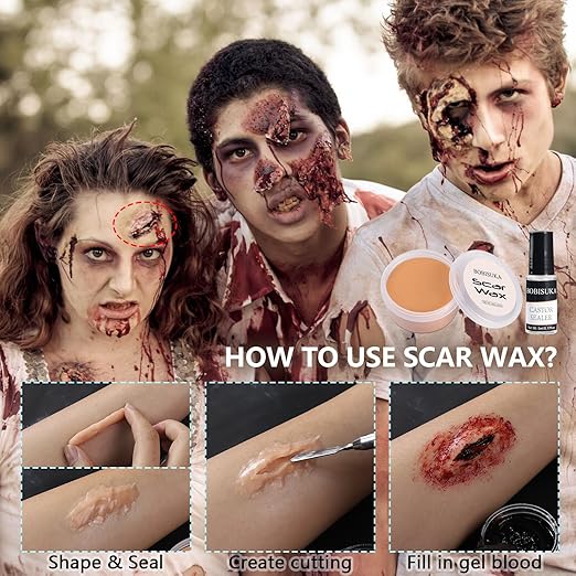 DIY Zombie Costume Guide – Creating Scars with Wax and Sealer