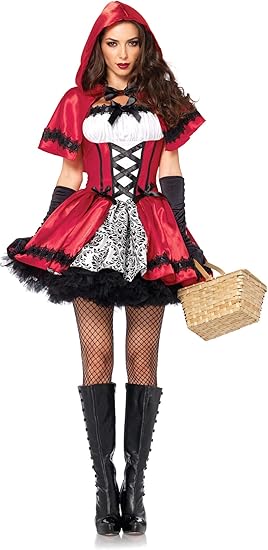 Main view of the 2Pc Red Riding Hood Costume