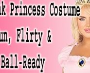 3 Pc Pink Princess Costume