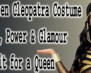 3 PC Queen Cleopatra Costume