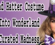 5 Pc Mad Hatter Costume