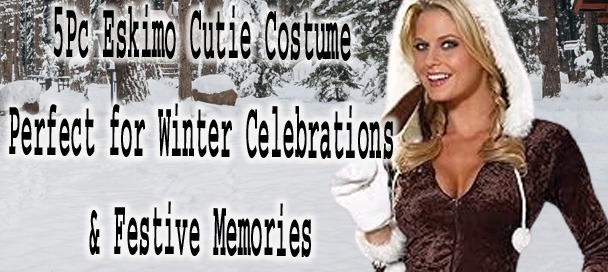 5Pc Eskimo Cutie Costume