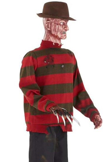 Side view of Freddy Krueger Animatronic