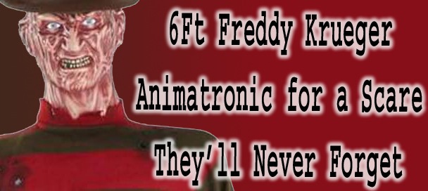 π₯ 6Ft Freddy Krueger Animatronic β Elm Street Horror Prop for Collectors π₯ 6Ft Freddy Krueger Animatronic β Elm Street Horror Prop for Collectors