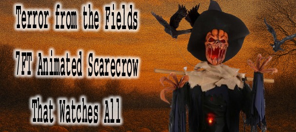 7FT Animated Scarecrow Halloween Decoration