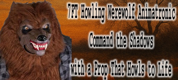 7FT Howling Werewolf Animatronic
