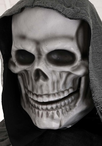 Face of 9FT Grim Reaper in motion
