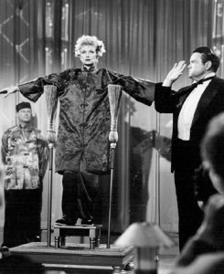 Lucille Ball and Orson Welles