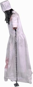 Convulsing Nurse Animatronic Side View