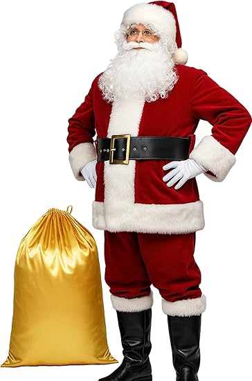 Main view of the Santa Suit, coat and pants