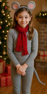 DIY Christmas Mouse Costume