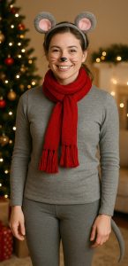 DIY Christmas Mouse Costume