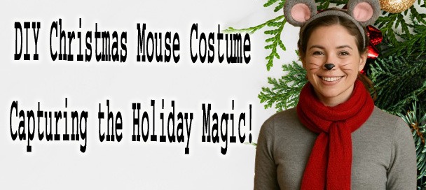 DIY Christmas Mouse Costume