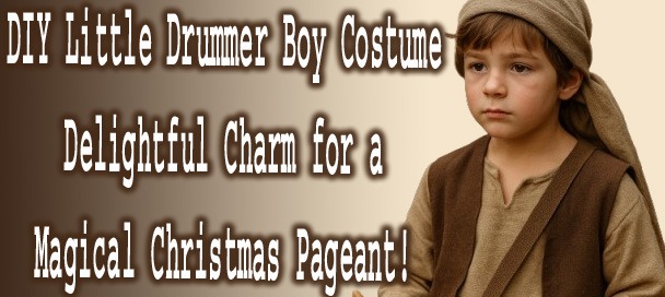 DIY Little Drummer Boy Costume