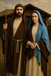 DIY Mary and Joseph Costumes