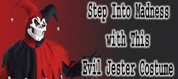 🎭 Evil Jester Costume – Sinister Style with a Wicked Smile