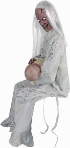 Gravely Granny Animatronic side view