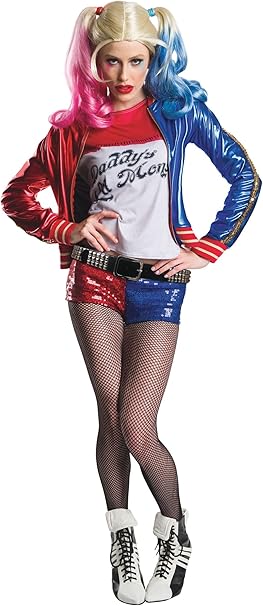 Main view of Harley Quinn jacket with embroidery