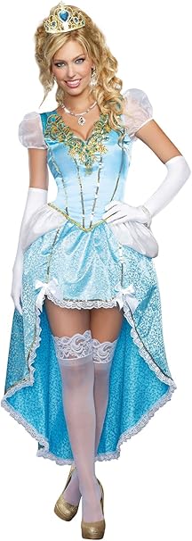 Front view of Having A Ball Costume with jeweled neckline