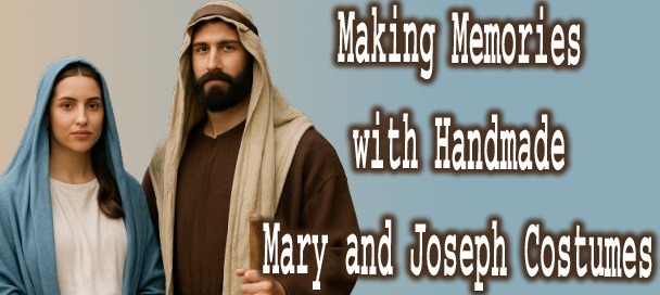 DIY Mary and Joseph Costumes