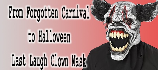 Last Laugh Clown Mask Front View