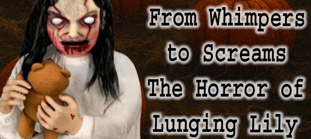👻 Lunging Lily Animatronic – Terrifying Demonic Zombie Girl Prop 👻 Lunging Lily Animatronic – Terrifying Demonic Zombie Girl Prop