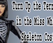 Miss Whiplash Skeleton Costume