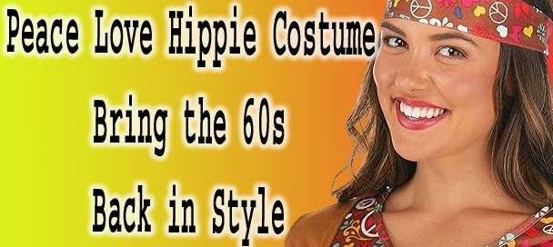 Peace Love Hippie Costume