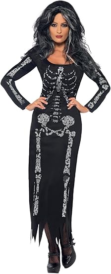 Main view showing sleeve detail and skeleton graphic