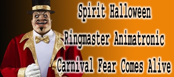 ๐ 7Ft Ringmaster Animatronic โ Sinister Carnival Horror For Sale ๐ 7Ft Ringmaster Animatronic โ Sinister Carnival Horror For Sale