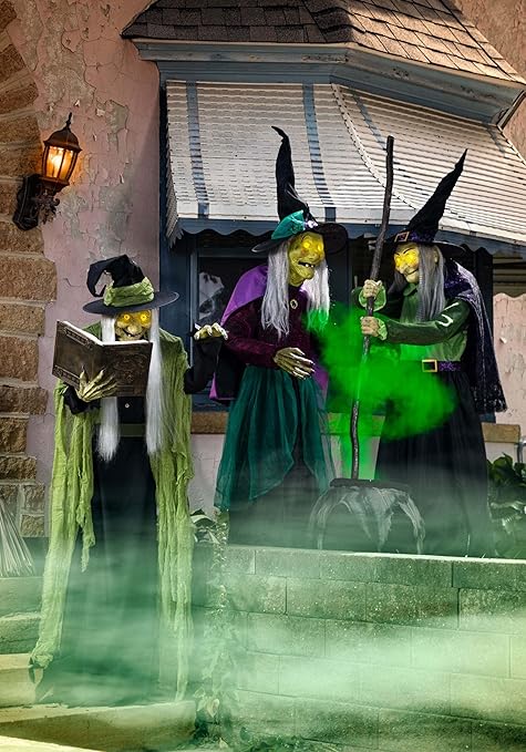 Main view of two witches around a cauldron
