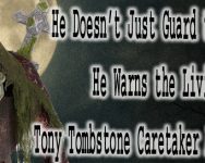 Tony Tombstone Caretaker Animatronic