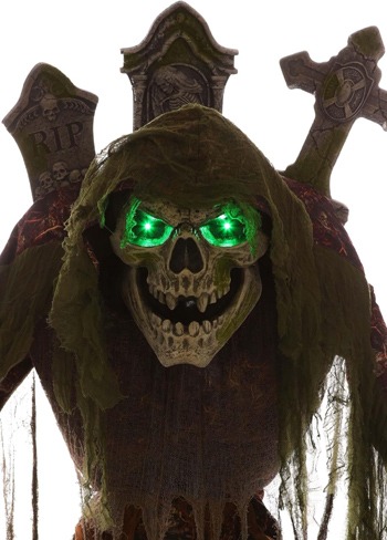Tony Tombstone Animatronic Face View