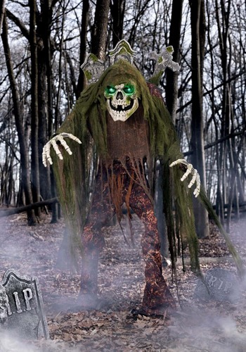 Main view of Tony Tombstone Caretaker Animatronic