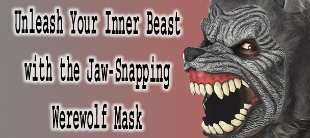 Werewolf Ani-Motion Mask Front View