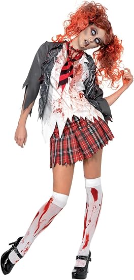 Main view of Zombie Schoolgirl Costume
