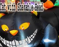 6 FT Black Cat with Shakable Head