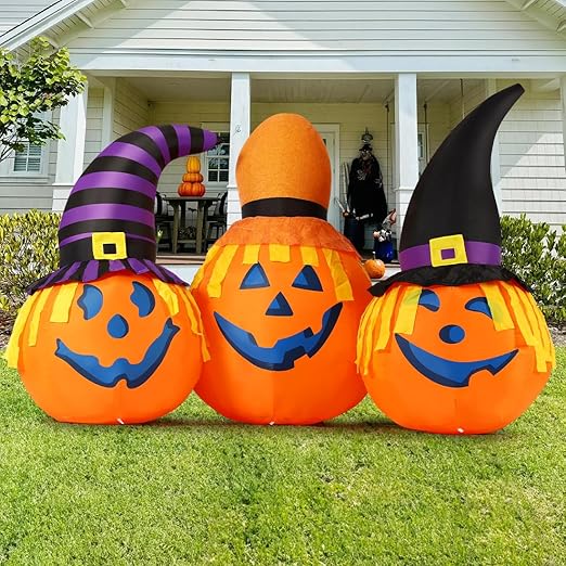 Day view of Inflatable Pumpkin Combo