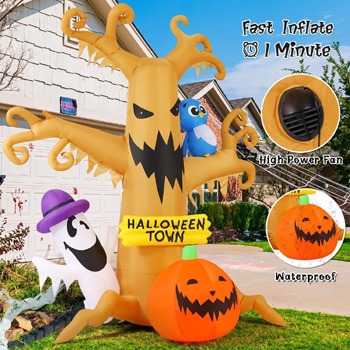 Dead Tree Inflatable Side View