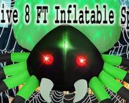 8 FT Wide Inflatable Spider