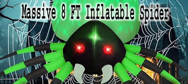 8 FT Inflatable Spider