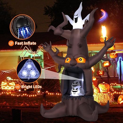 Side view of Animated Dead Tree Inflatable