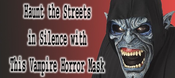Night Stalker Vampire Mask Front View