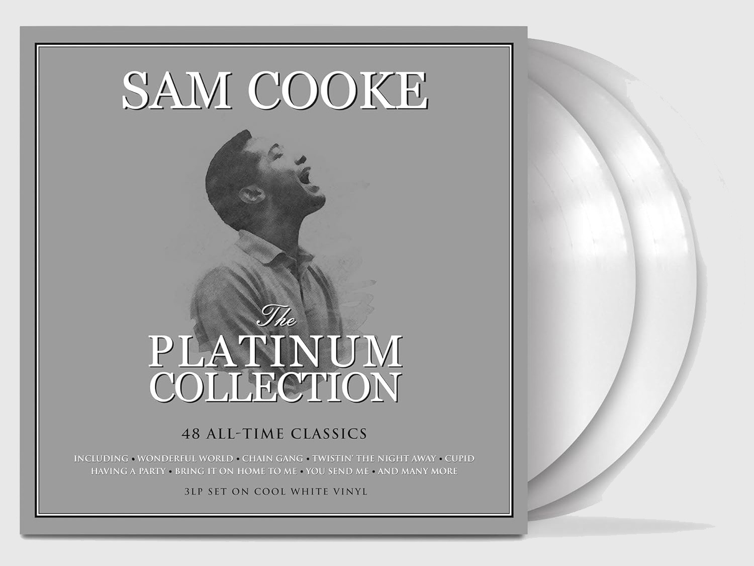 Sam Cooke Platinum Collection Silver Vinyl Cover