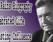 Claude Rains Biography