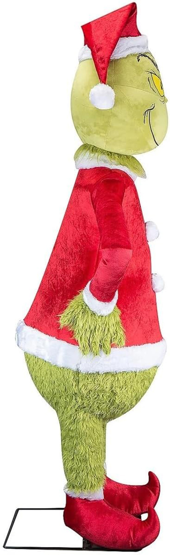 6 Ft Animated Grinch side view