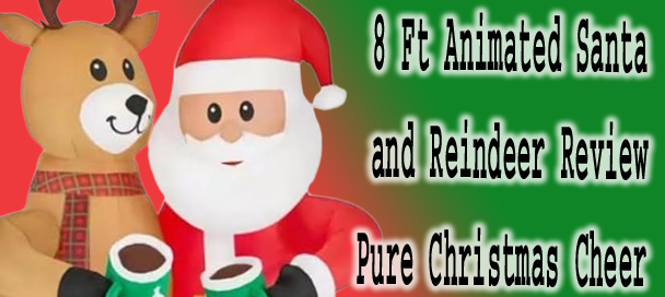 π Majestic 8 Ft Animated Santa and Reindeer Review: Holiday Magic π Majestic 8 Ft Animated Santa and Reindeer Review: Holiday Magic