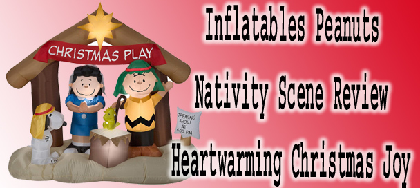 Inflatables Peanuts Nativity Scene