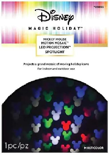 Mickey LED Projection Spotlight side view