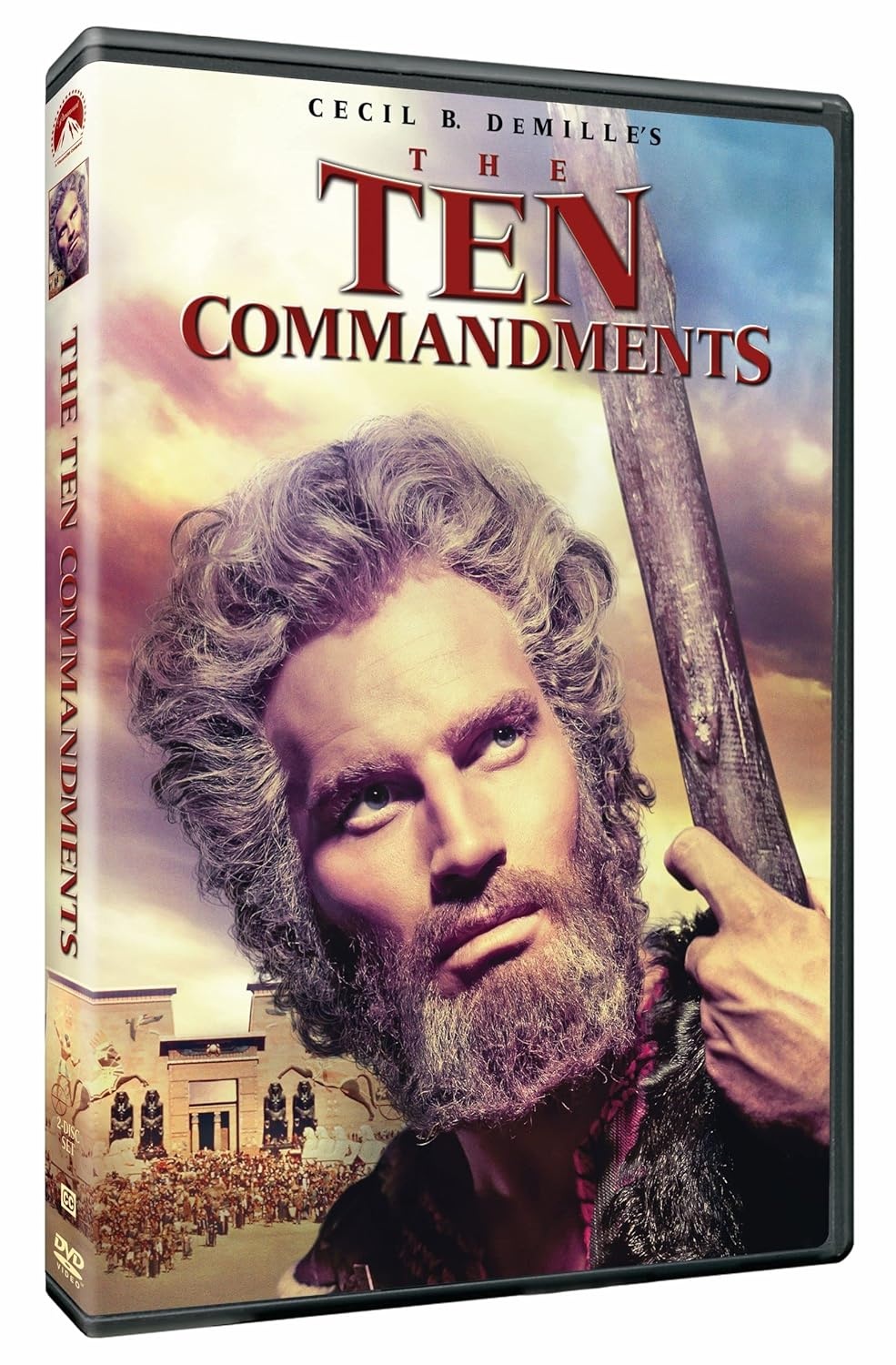 Front cover of The Ten Commandments DVD